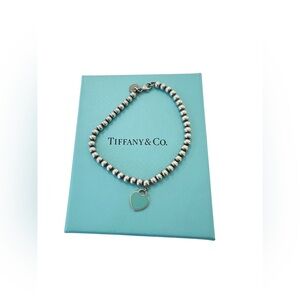 Tiffany and Co. Return to Tiffany Heart Tag Bead Bracelet
